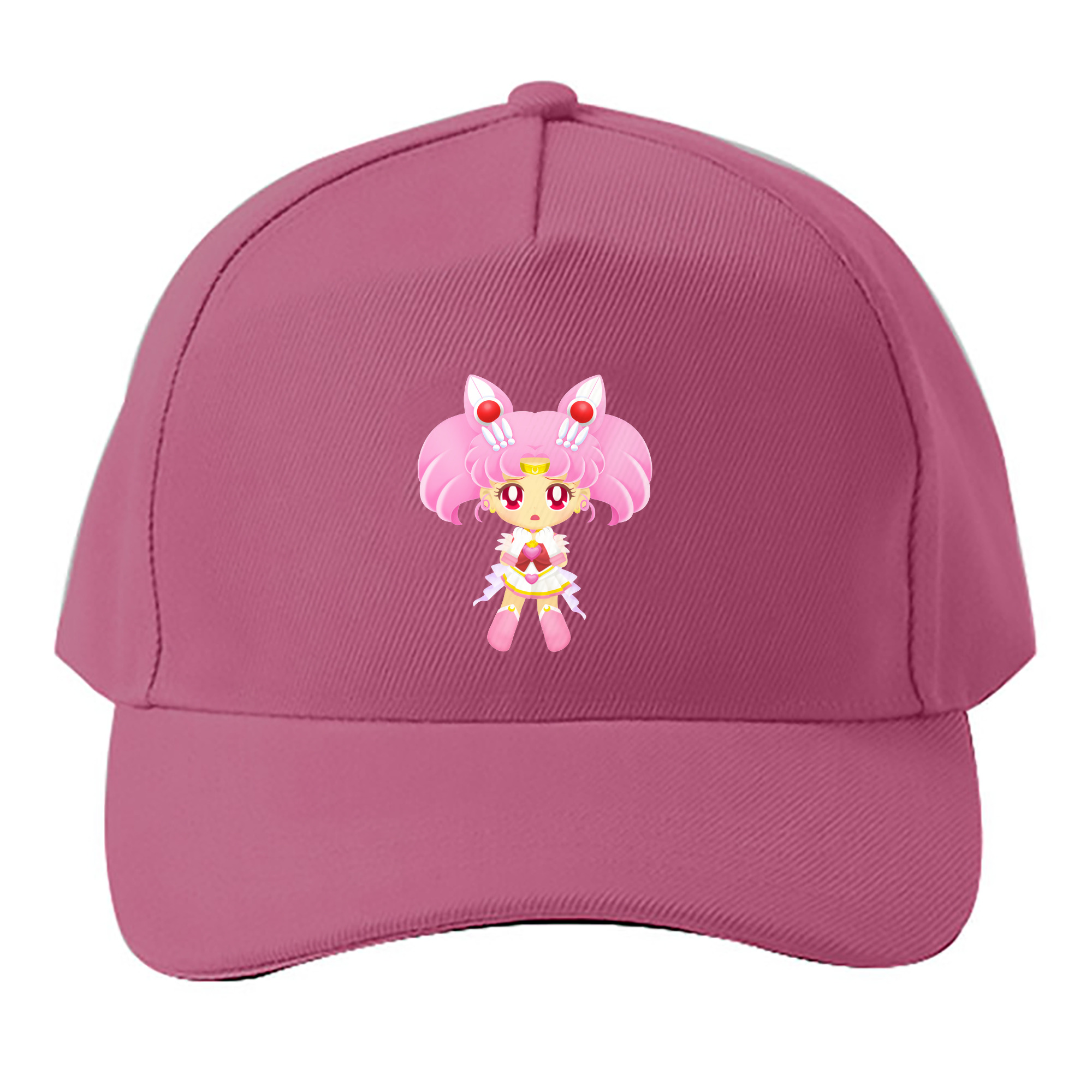 （画像用） 美少女戦士セーラームーン ちびうさ Sailor Moon Chibiusa Tsukino Usagi Small Lady Serenity ベースボールキャップ 綿100％ 男女兼用 帽子 スポーツ